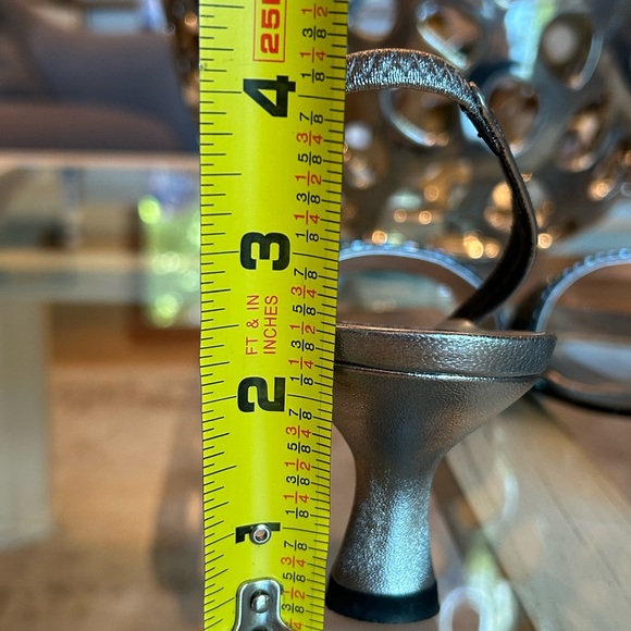 Stuart Weitzman Navy Beaded Slingback Heels~Size 7 - Picture 5 of 11